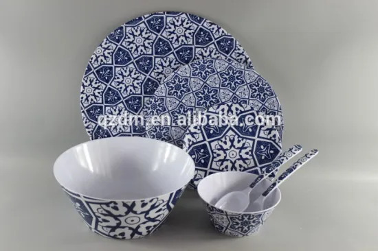 Melamine Salad Bowl and plate, Tableware set