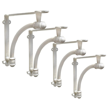 Metal Wooden Partition Board Support Shelf Brackets