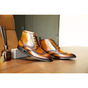 Elegante elegante bota de hombres