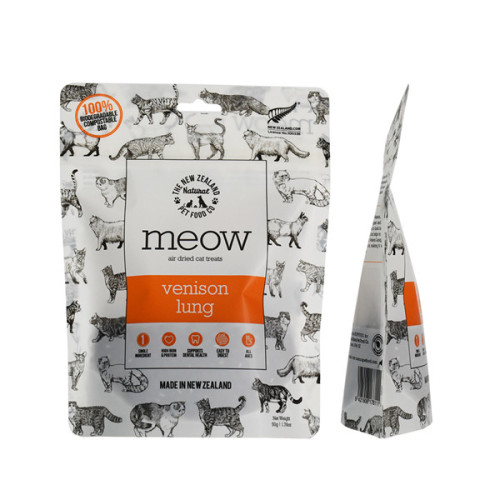 Sacchetto di cibo per cani compostabile laminato logo personalizzato