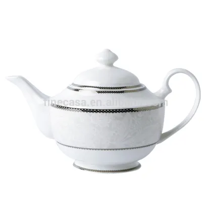 1200CC Elegant Design Coffee Tea Pot Ceramic