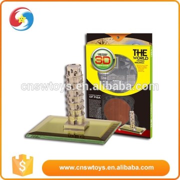 Elegant shape ancient gold tower Puzzle toy best selling education toy
