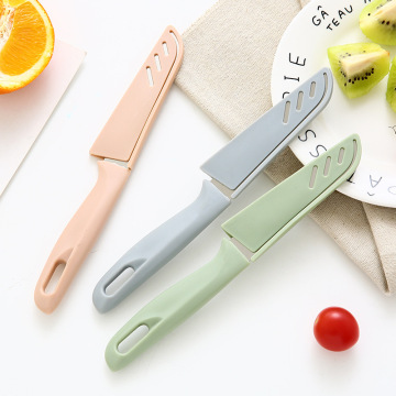 Stainless Steel Paring Knife with PP Cover for Fruits and Vegetables
