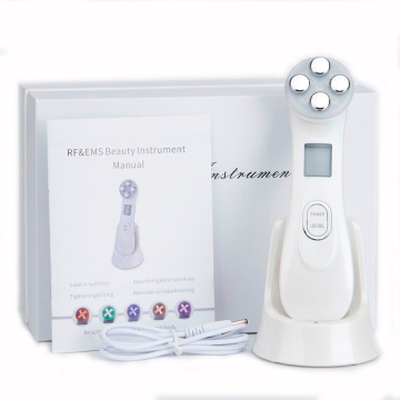 5-in-1 EMS & RF Current LED Light Therapy Beauty Device for Skin Relaxation