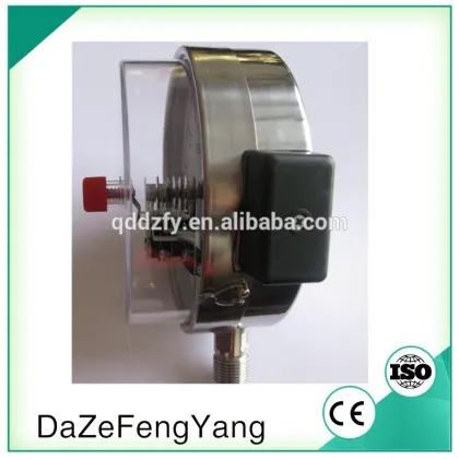 electric contact bar pressure gauge