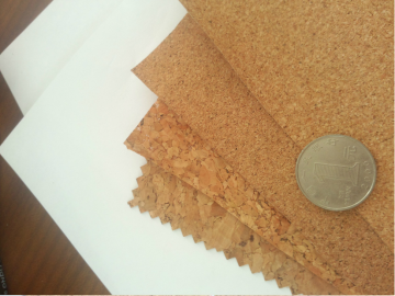 cork leather fabaric for phone case bags shoes cork fabric