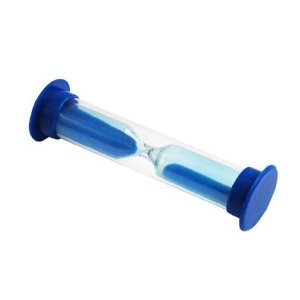 Plastic children brushing time control stand up hourglass