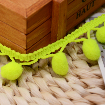 Green Pom Pom Trim