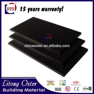 Black Aluminum Composite Panel