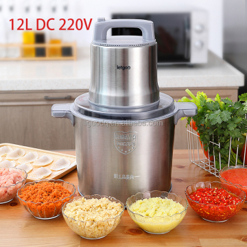 12L Large Capacity 1200W DC Meat Grinder & Mincer