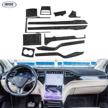 Carbon Fiber Interior Trim Kits for Tesla Model X 2017-2022