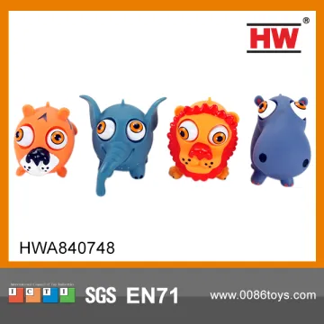 Rubber Toys Animals Assorted Animal Pop Toys