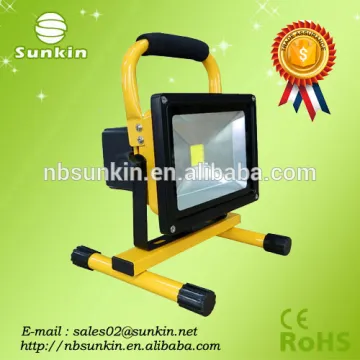Long-time High Power rechargeable led floodlight dimmable or RGB 10W 20W 30W 50W