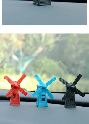 Rotary Wooden House Brand Car Air Freshener