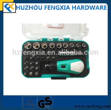 FX04017 High Quality Multifunction Ratchet Screwdriver Set