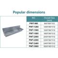 stainless steel outdoor trough