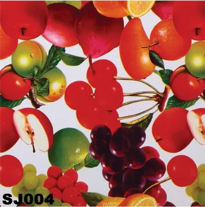 fruite design waterproof red hotel tablecloth