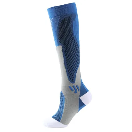 Custom Logo Hot Selling Women's Leg Shaping Fitness Compression Kneehigh Socks