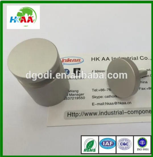 alibaba supplier stainless steel wall mounted sign stand off spacer,mirror glass screw standoffs