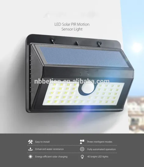 solar motion sensor light 45LED solar sensor wall light motion sensor solar light 20leds motion sensor security light