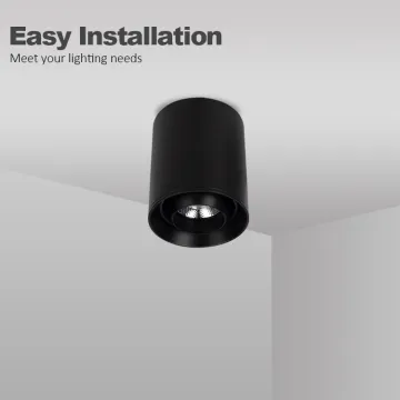 Cylinder Down Spotlight Surface Mounted Cob Led Downlight