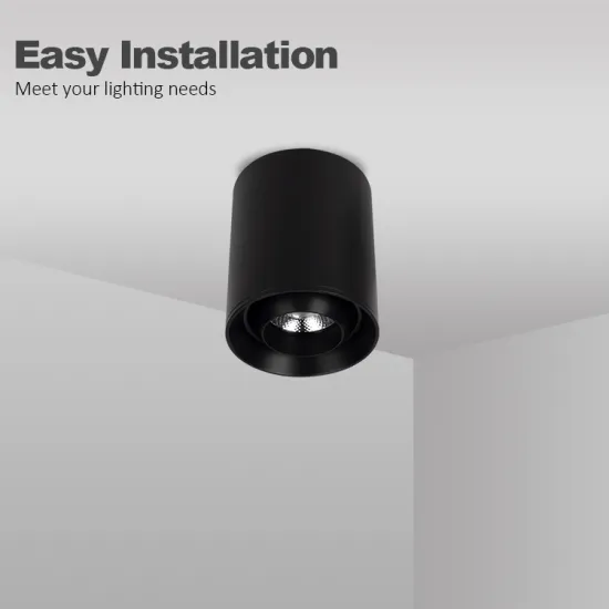 Cylinder Down Spotlight Surface Mounted Cob Led Downlight