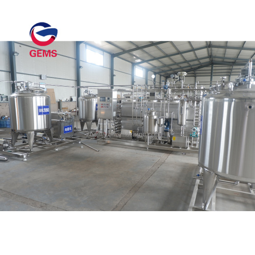 Equipos de procesamiento de leche con sabor a frutas 500L / H