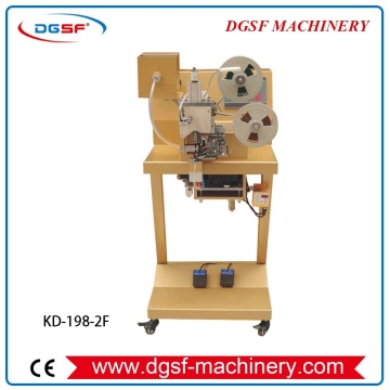 Automatische Spezialform-Kunststoffknöpfe und vierklauenförmige Grundknöpfe mit doppelten Pailletten (automatisch ausschneidend) Setzmaschine KD-198-2F