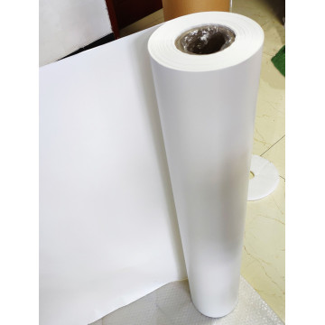 Opaque Plastic Film white PVC for wall paper