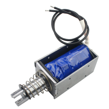 DC12V/24 V potente Push-Pull Electromagnet Bloque de gabinete electromagnético con carrera de varilla telescópica 23 mm