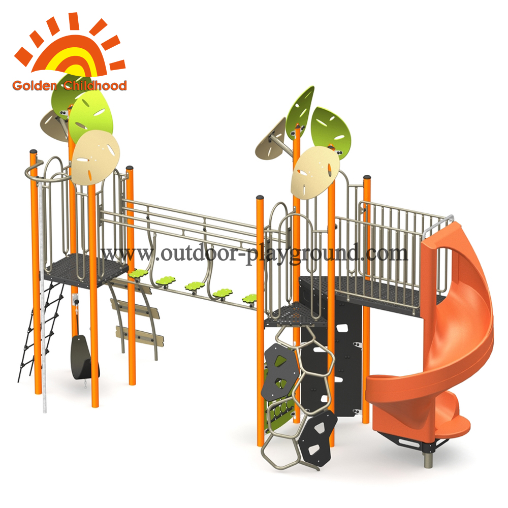 Nature Orange Nature Outdoor Playground Equipment For Sale