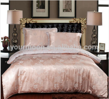 Luxury European style 100% Combed Cotton Jacquard duvet cover set