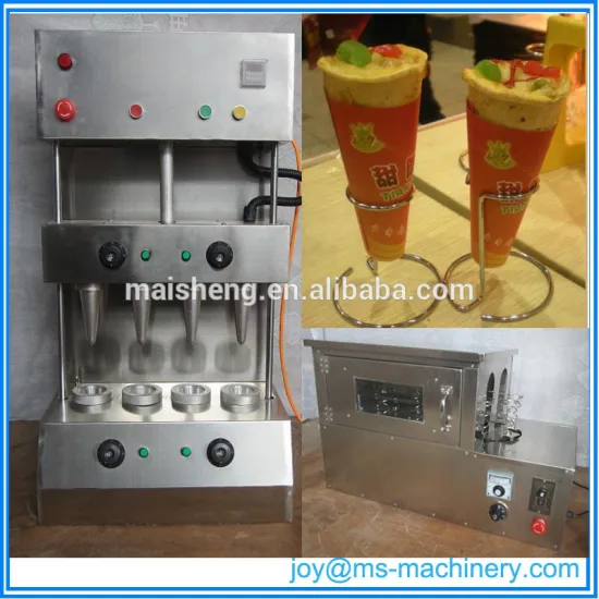 hot sale low invest pizza cone making machine