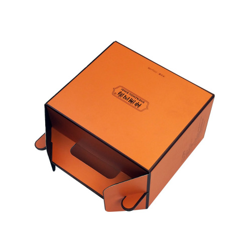 Custom Corrugated Gable Packaging Shipping Box With Handle