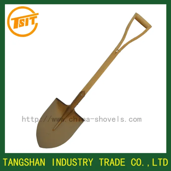 High quality farming digging tools agricultural wooden handle garden shovel