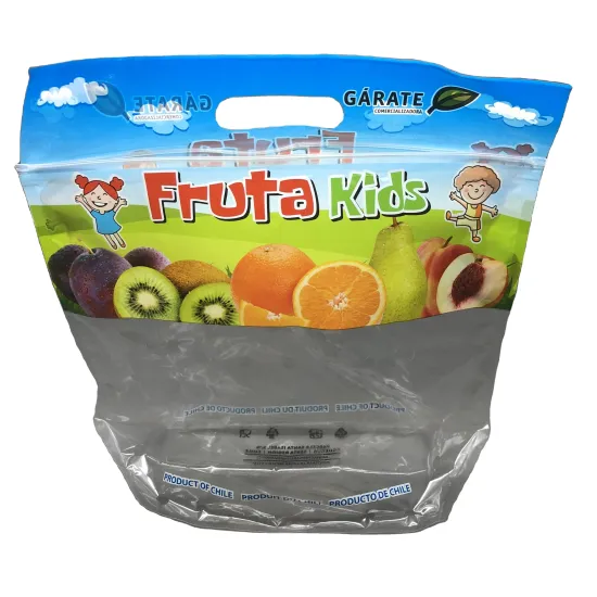 Custom CPP Plastic Zipper Packaging Bags For Fresh Fruits/Orange/Apple/Banana