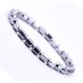 Silver Hematite 5x8MM Hexagonal Beads Bracelet