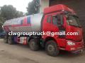 FAW 8 X 4 35.5CBM एलपीजी टैंक ट्रक परिवहन