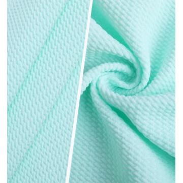 Customized Soft Twill Bubble Knitted Jacquard Cloth Fabrics