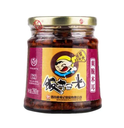 280g Hot Sale Chinese Pickle Preserved Crisp Black Fungus