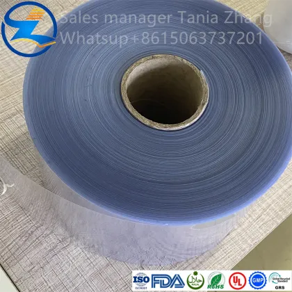 Clear PVC drug packaging film