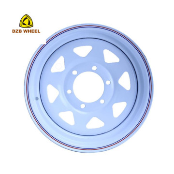 Steel Wheel 13 Inch 8 Spoke 4x100 Trailer