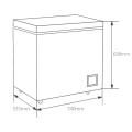 99L DC Freezer for Solar System