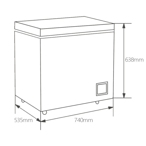 99L DC Freezer for Solar System