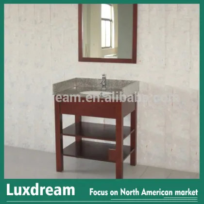 melamine ADA wall hung bathroom vanity
