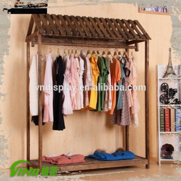 Wood Clothes Storage Cabinet, Coat Rack, Wood Furniture Clothes Cabinet