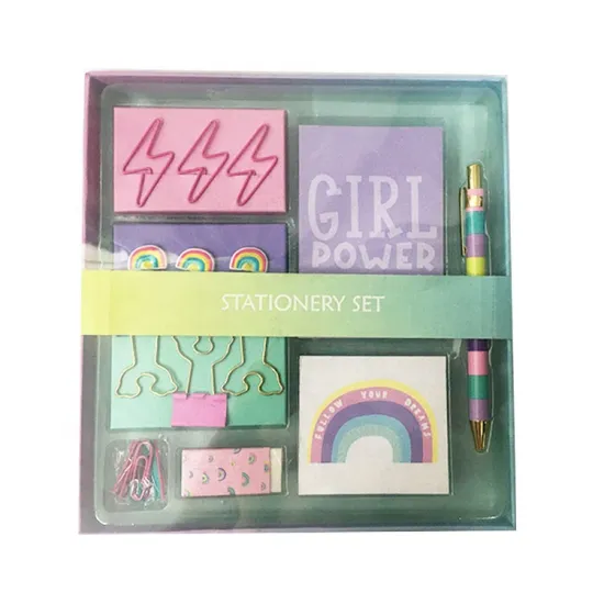 Custom Rainbow Office School Stationery Gift Set for Kids: Wholesale Promotional Options