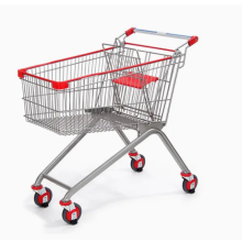 Asian Metal Shopping Trolley for Supermarket