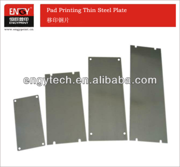 Thin steel cliche for pad printing machine