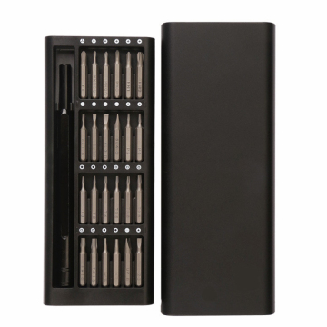 Portable Universal 25-in-1 S2 Steel Maintenance Combo Tool Set with Flexible Magnet Mini Screwdrivers